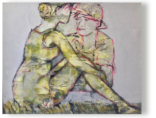 Lady Chatterley
öl, Sand/Lw 100 x 80 cm, 2018